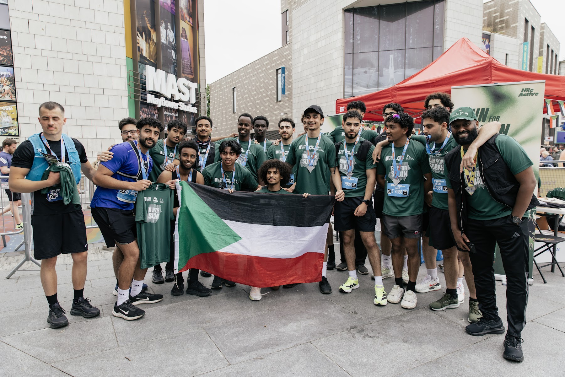 Run for Sudan race-day photograph from Shaima's camera